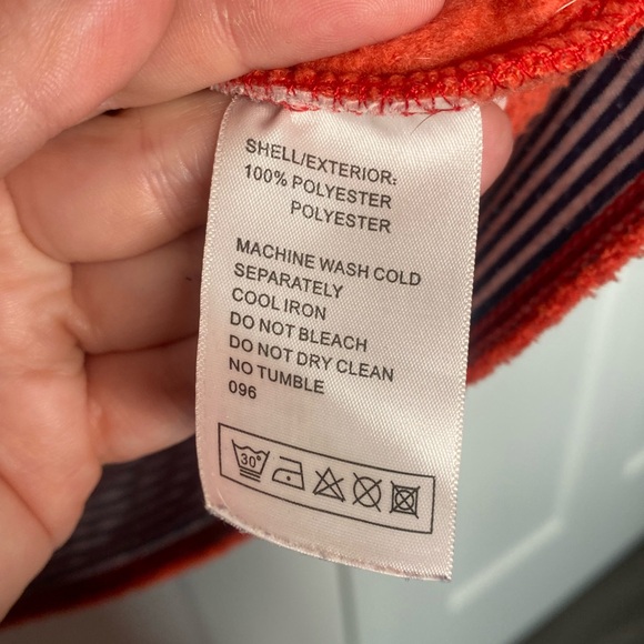 FINAL SALE KAVU Terry Fleece Mock Neck Zip Up Sweater Jacket Women’s Size Large - Picture 4 of 5